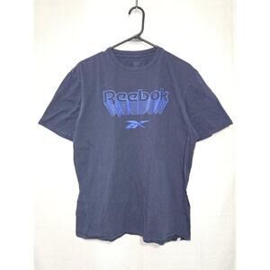 Reebok Logo Graphic Tee Blue Men’s XL Short Sleeve Activewear